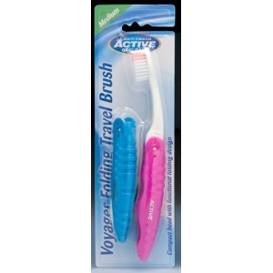 Сгъваема четка за зъби Voyager Folding за пътуване 2 бр.- Beauty Formulas